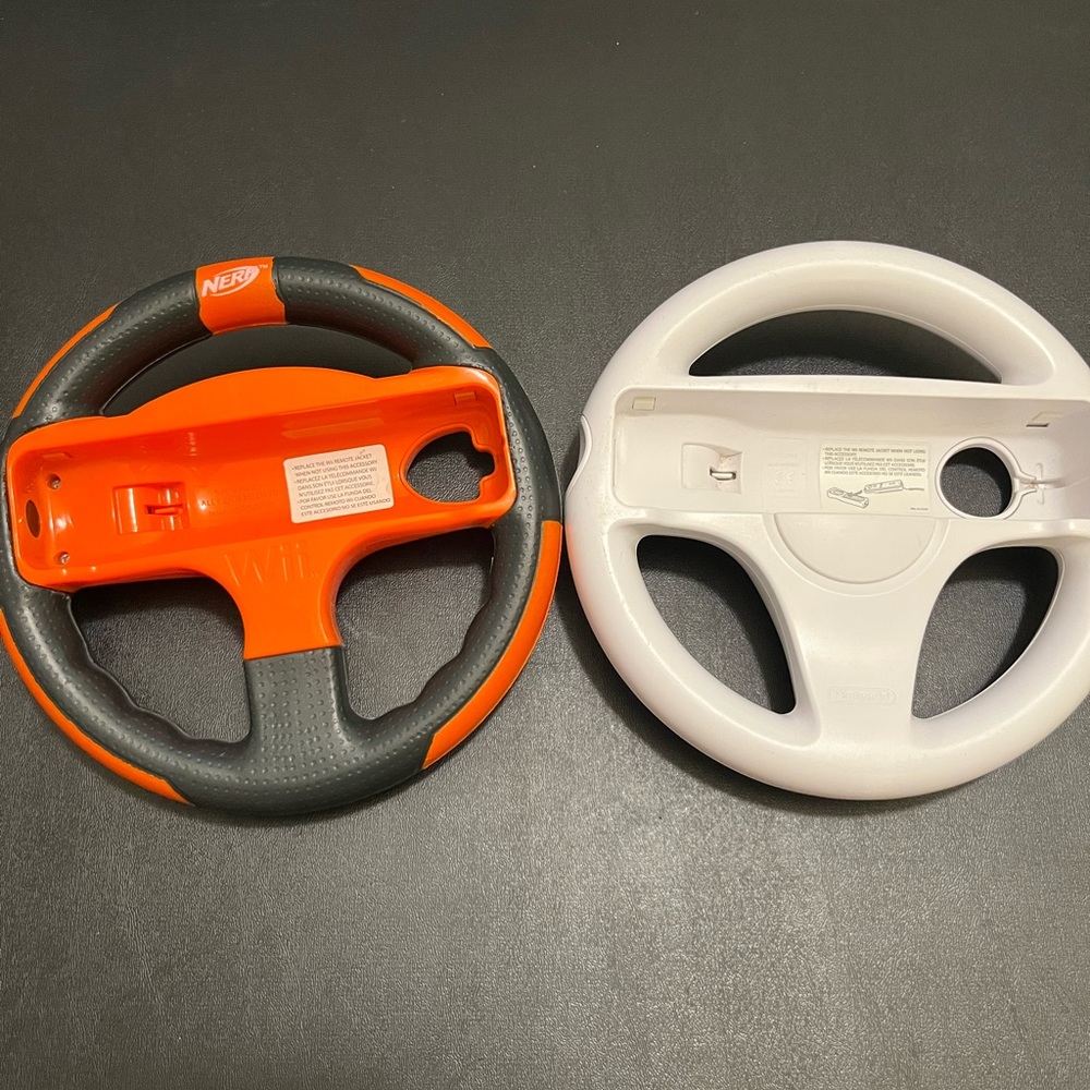 Nintendo and Nerf Wii wheels